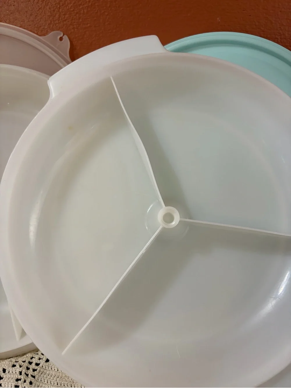 Tupperware Compartment Dishes with Lids